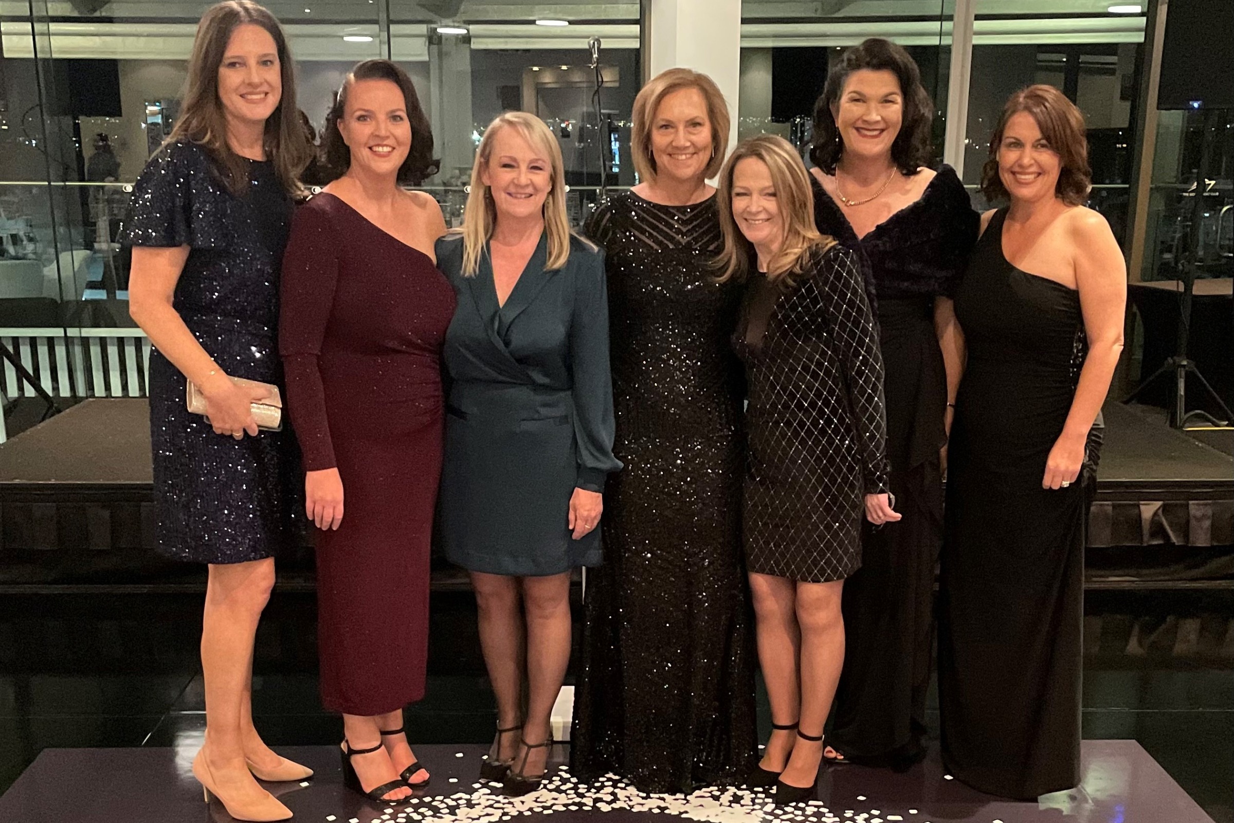 Sutherland Hospital staff pose for a group photo at the Sutherland Hospital Fundraising Gala