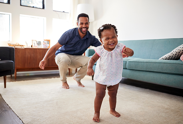 18 month baby dancing