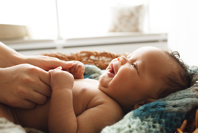 Smiling baby 